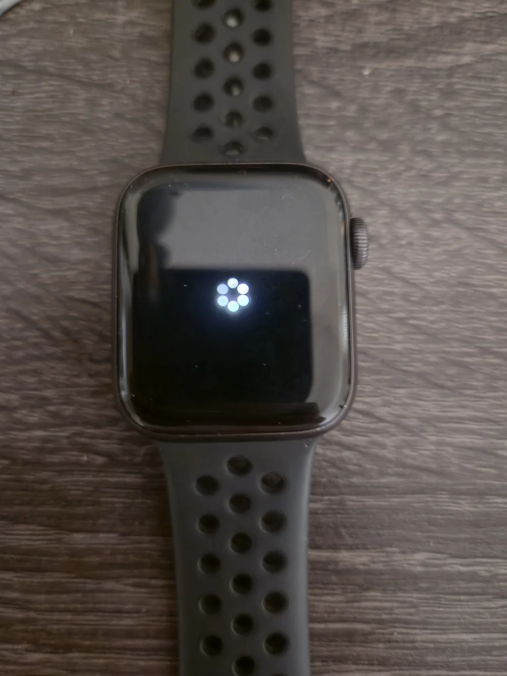Apple smartwatch featuring